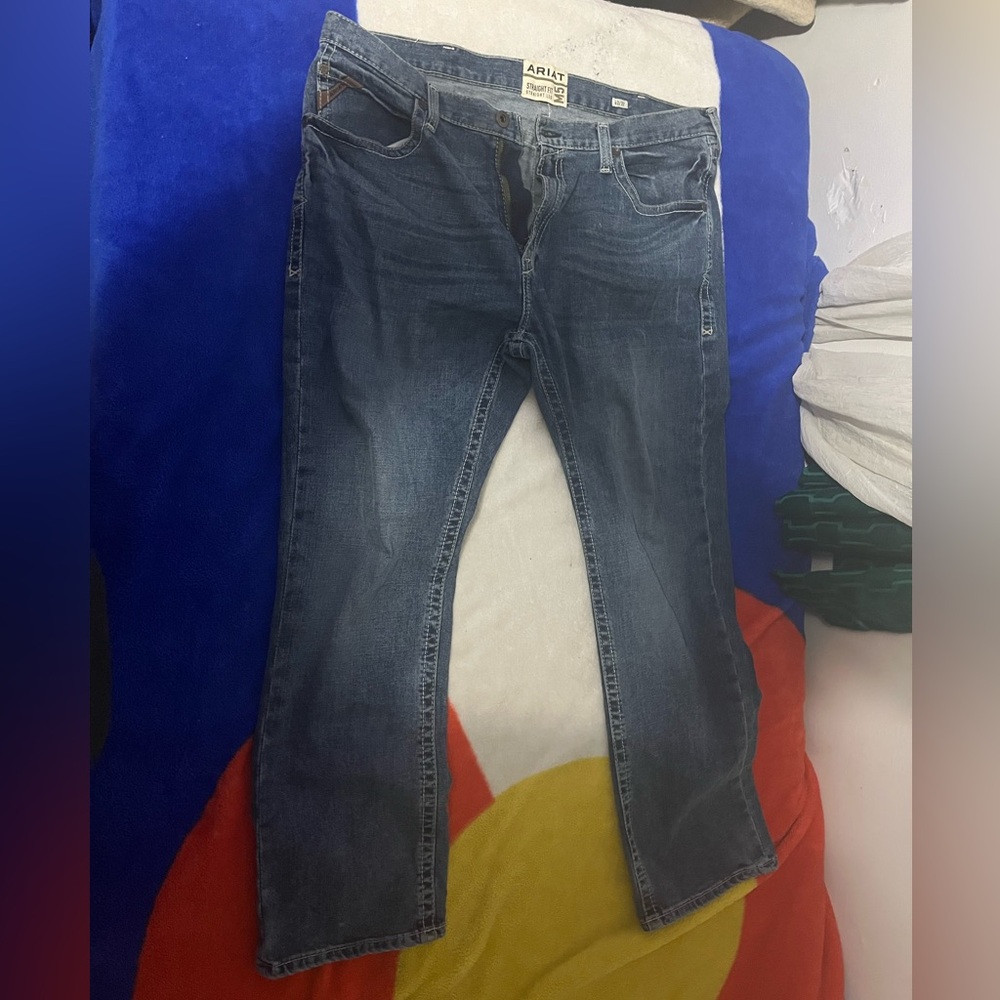 Ariat Blue Straight Jeans Classic Style